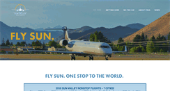 Desktop Screenshot of flysunvalleyalliance.com